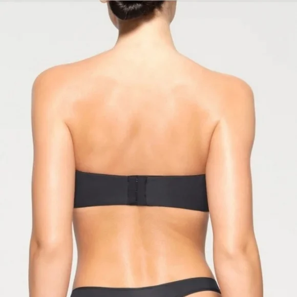 SKIMS FITS EVERYBODY Strapless Bra Onyx Black 42D NWT - Picture 4 of 6